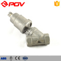 Thread type pneumatic angle seat valve for steam stainless steel seat valve